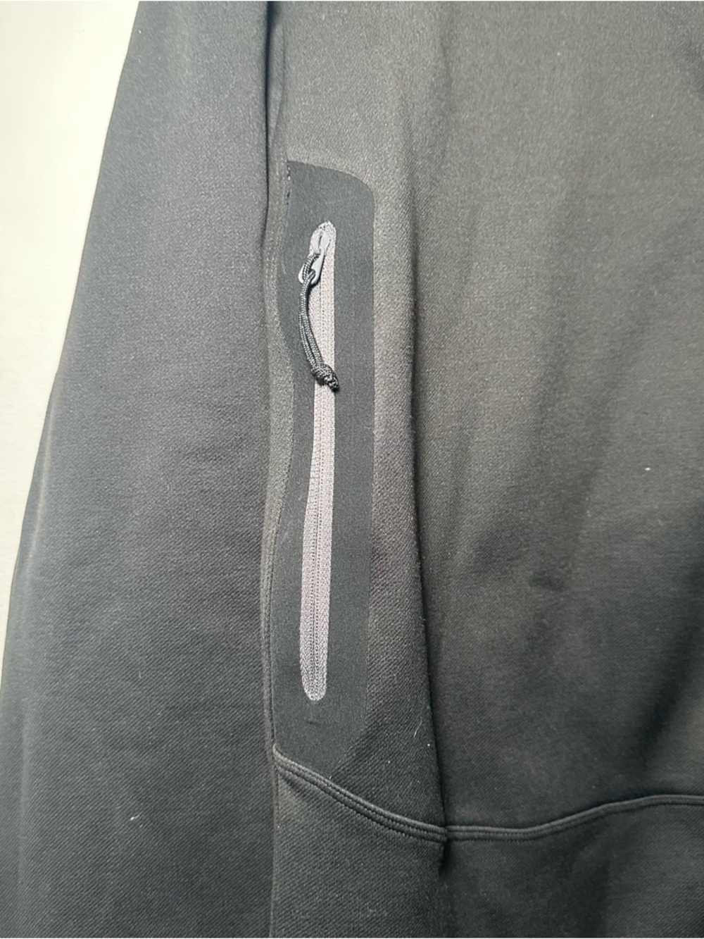 Arc'teryx Black Full Zip Softshell Jacket Custom LIQID Logo Stretch Fleece Lined - Picture 9 of 16